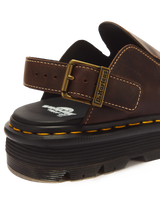 Zebzag Crazy Horse Leather Mules - view 9