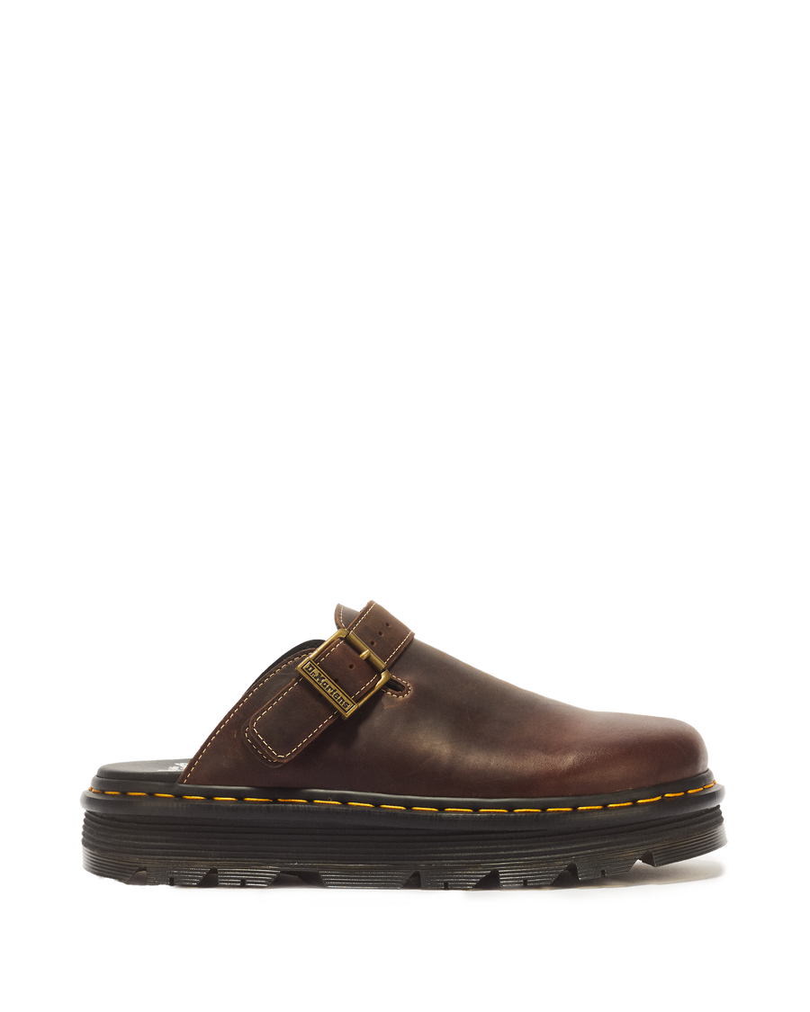 Zebzag Crazy Horse Leather Mules - view 1