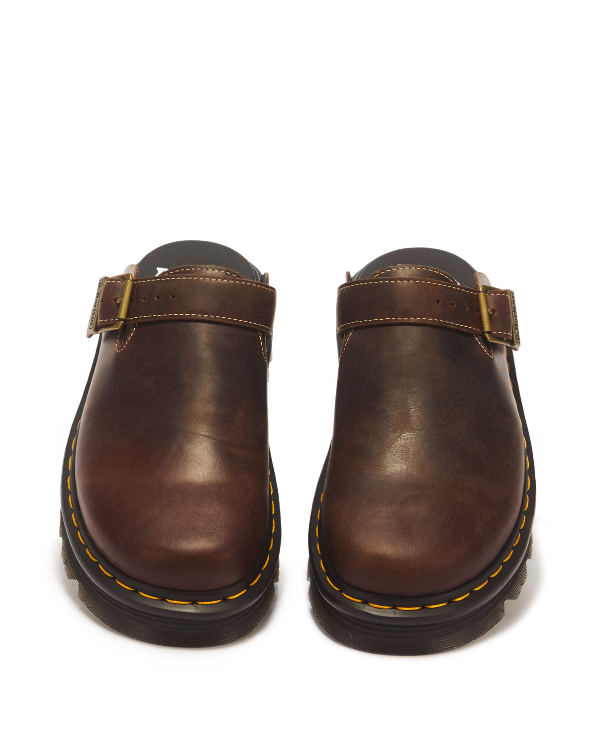 Zebzag Crazy Horse Leather Mules - view 5