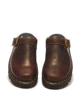 Zebzag Crazy Horse Leather Mules - view 5