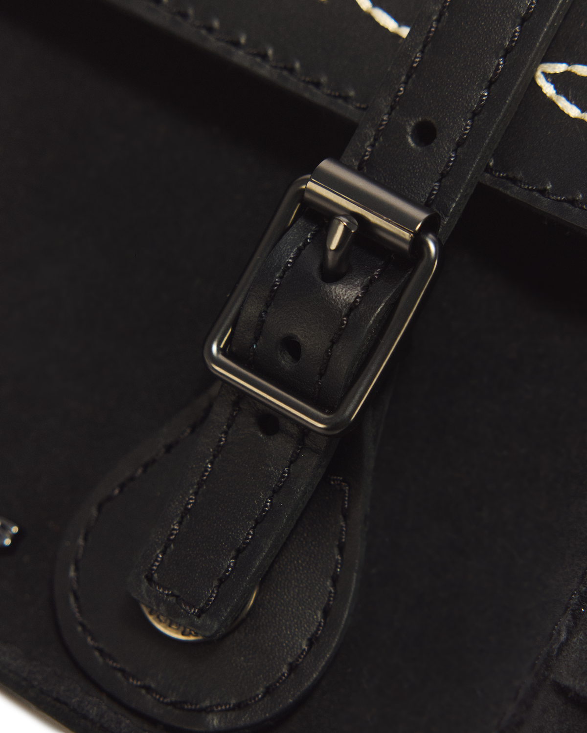 7 Inch Desert Rodeo Leather & Suede Satchel - view 5