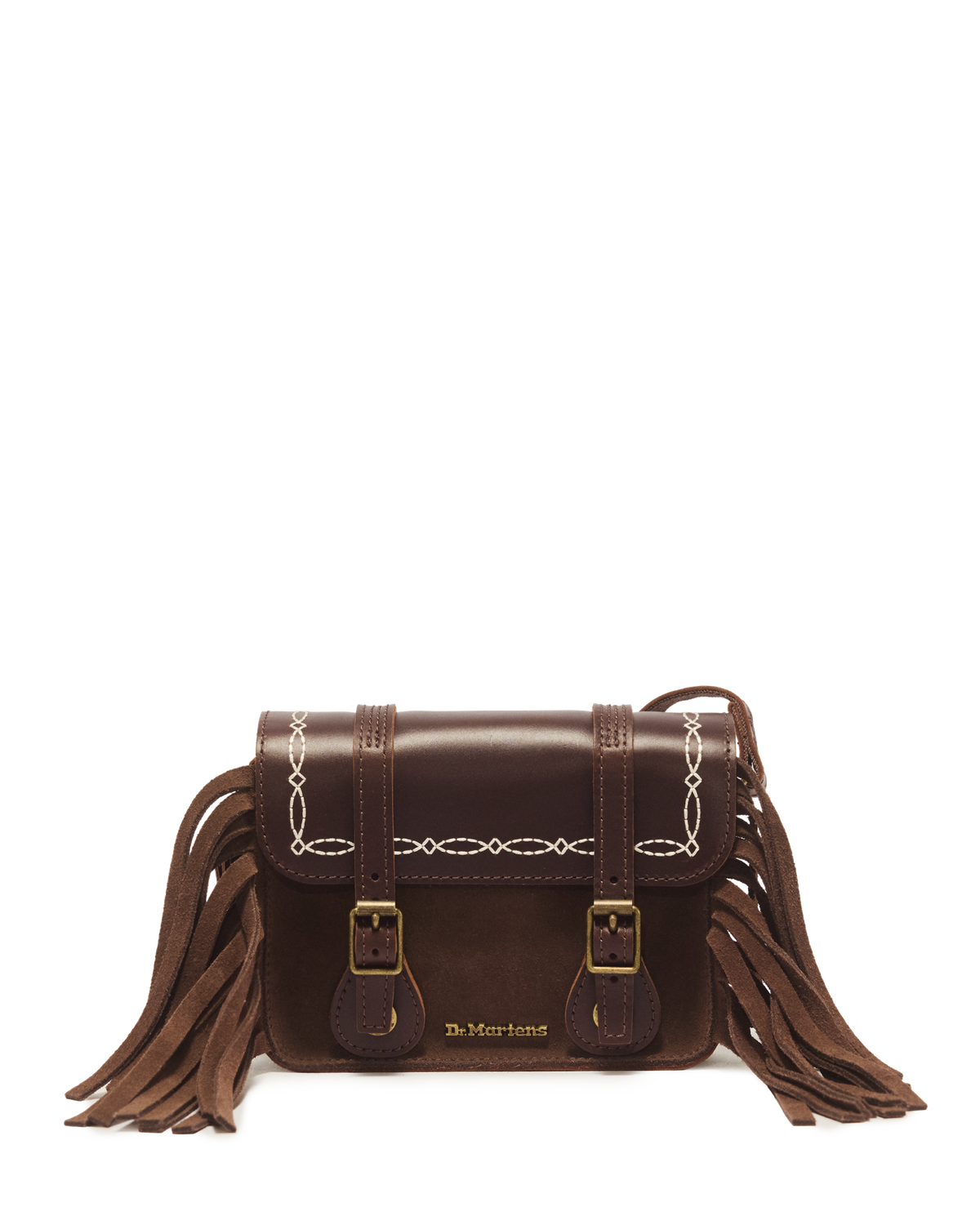 7 Inch Desert Rodeo Leather & Suede Satchel - view 1