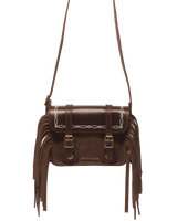 7 Inch Desert Rodeo Leather & Suede Satchel - view 4