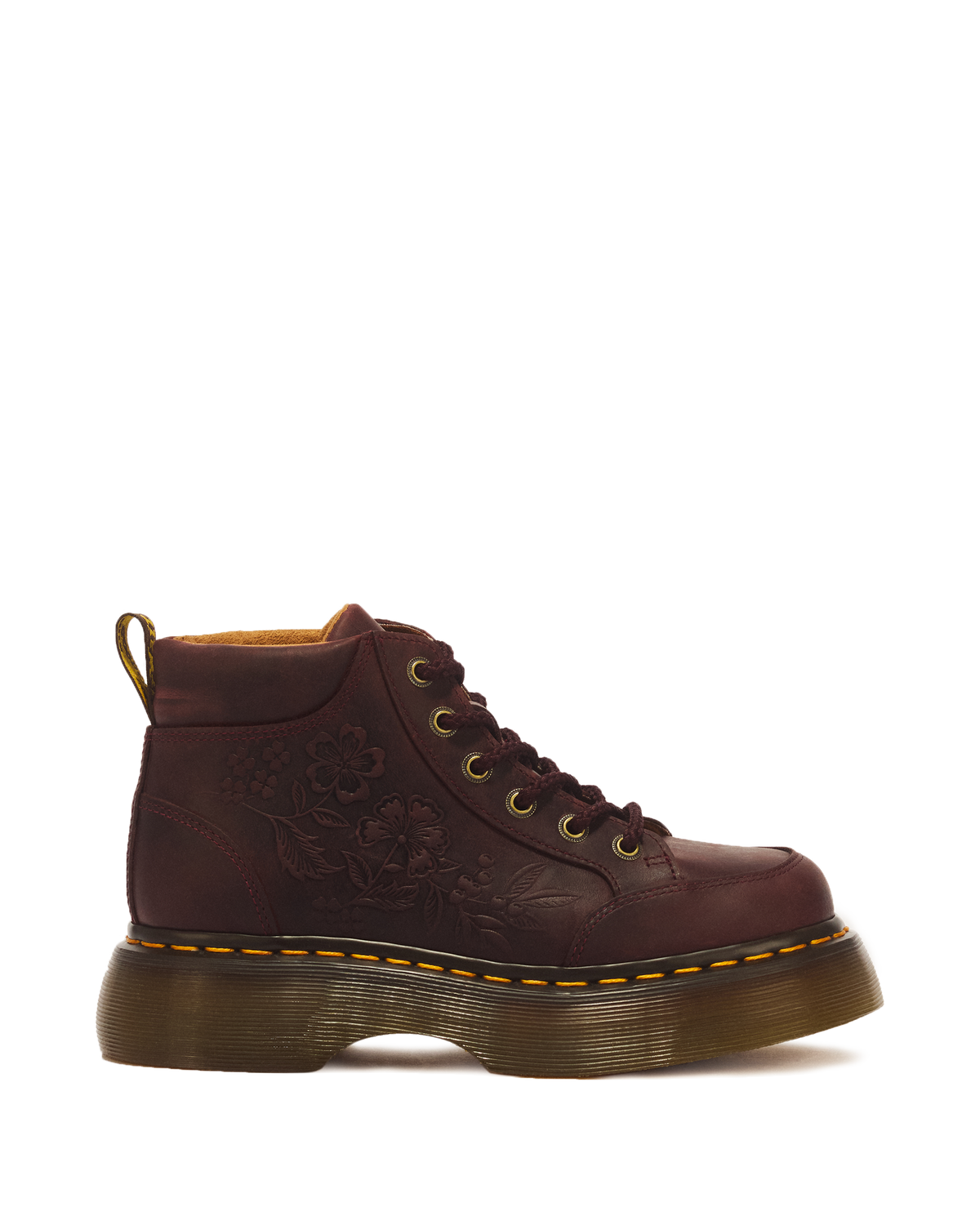 Buzz Floral Emboss Analine Leather Boots - view 1