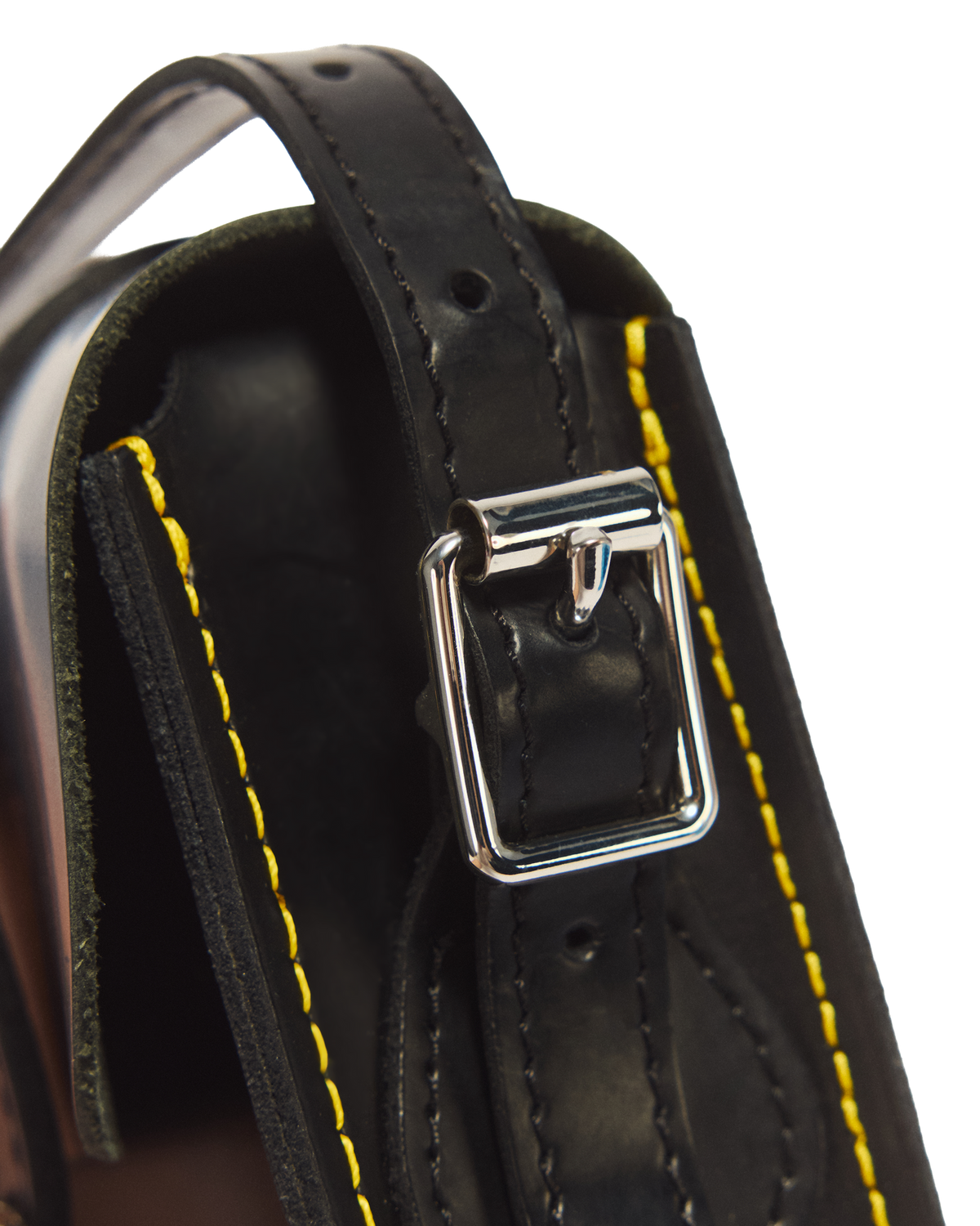 7 Inch Leather Crossbody Bag - view 3