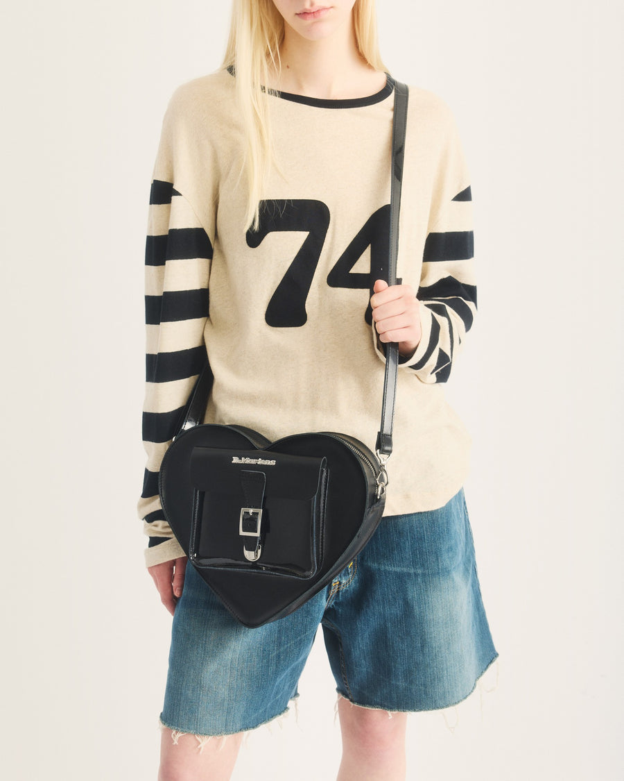 Kiev Leather Hardware Heart Shaped Bag - view 2