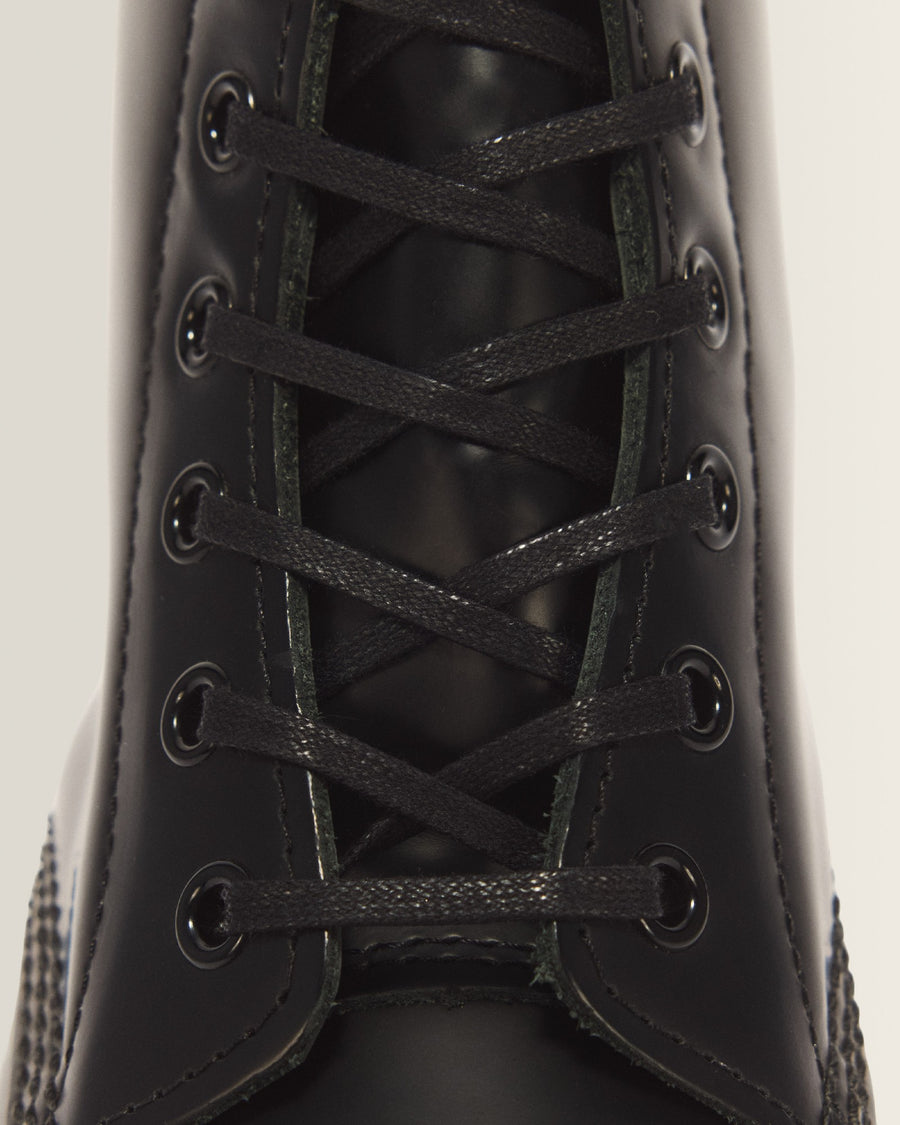 55 Inch Waxed Flat Shoe Laces (8-10 Eye) - view 2