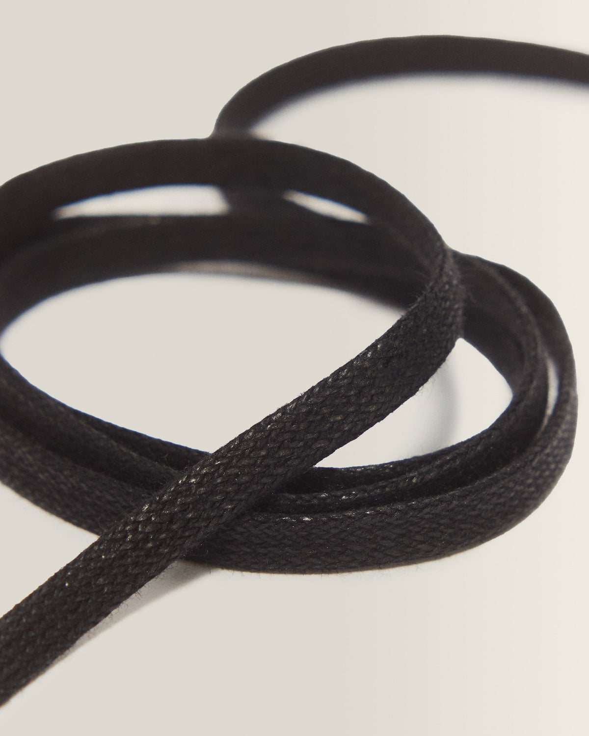 55 Inch Waxed Flat Shoe Laces (8-10 Eye) - view 3