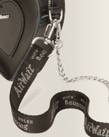 Mini Heart Shaped Kiev & Patent Leather Bag - view 8