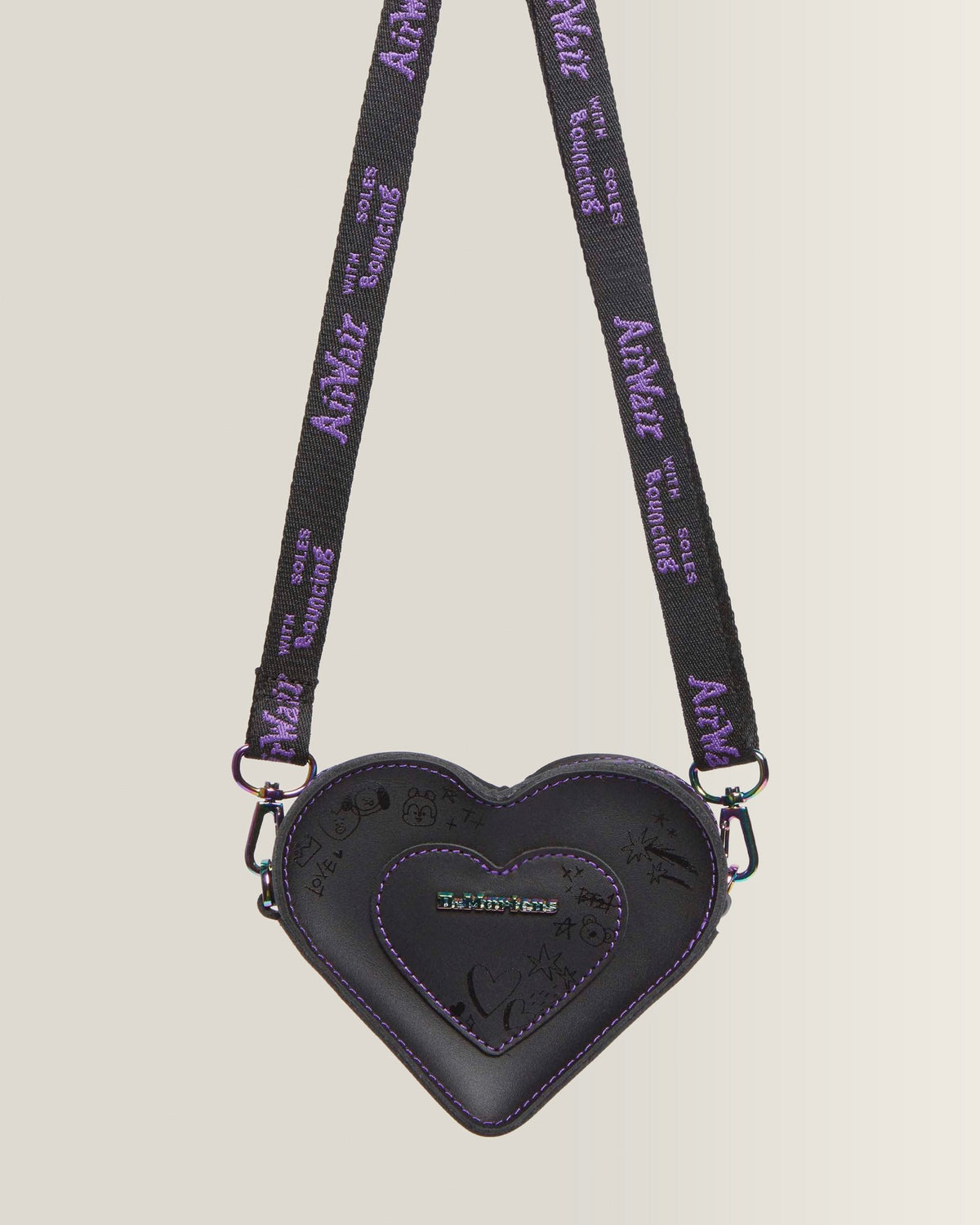 BT21 Mini Heart Shaped Leather Bag - view 3
