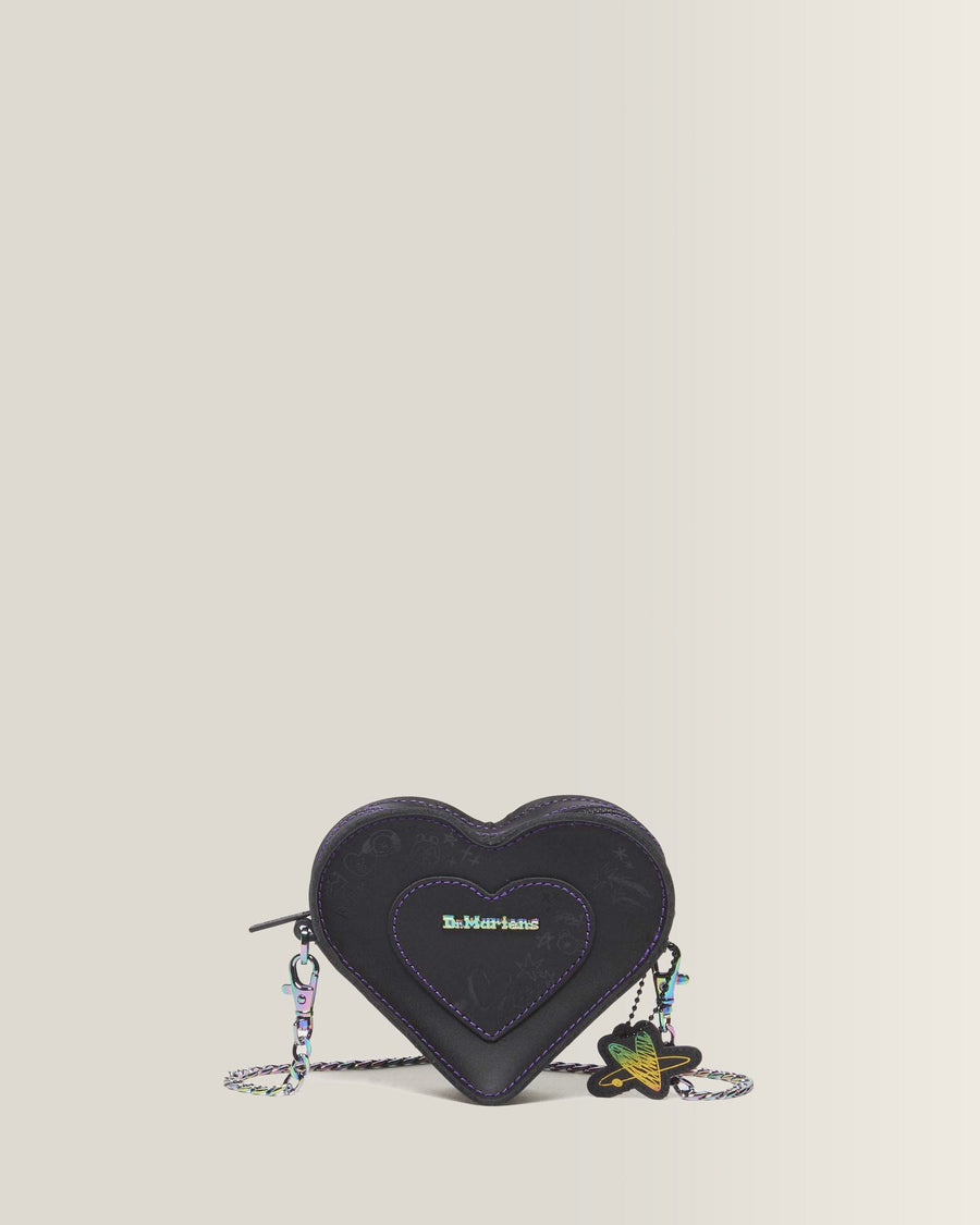 BT21 Mini Heart Shaped Leather Bag - view 1